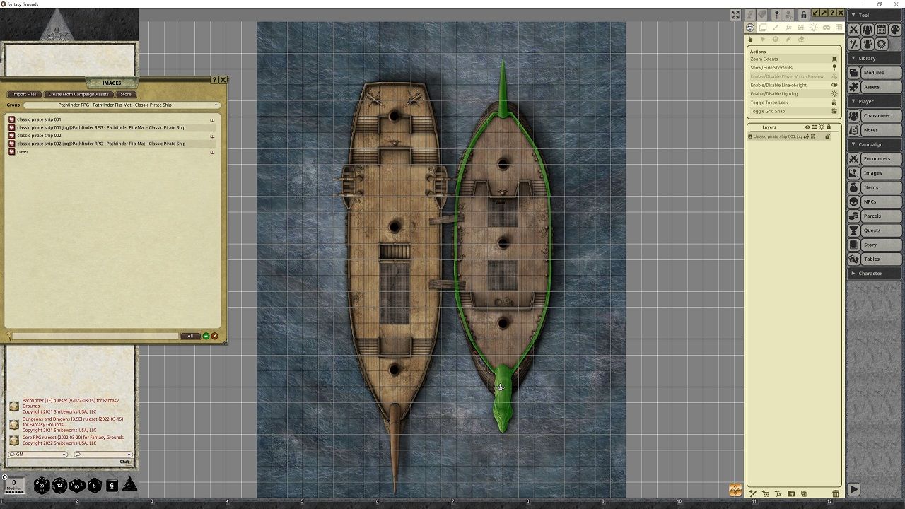 Pathfinder RPG - Pathfinder Flip-Map - Classic Pirate Ship for Fantasy ...